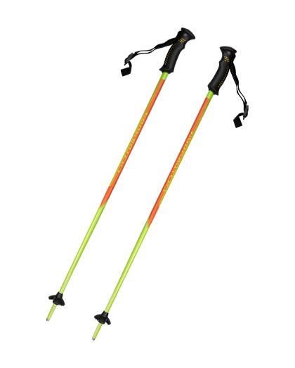 EDS23 1 Section Rubber Handle Aluminum Ski Pole