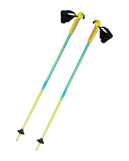 EDS65 Plastic+Cork Handle Aluminum 7075 Ski Poles