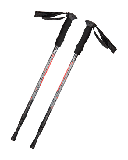 About the adjustment of trekking pole length